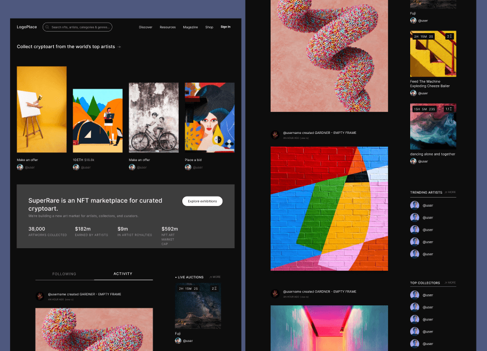 Cryptoart Site