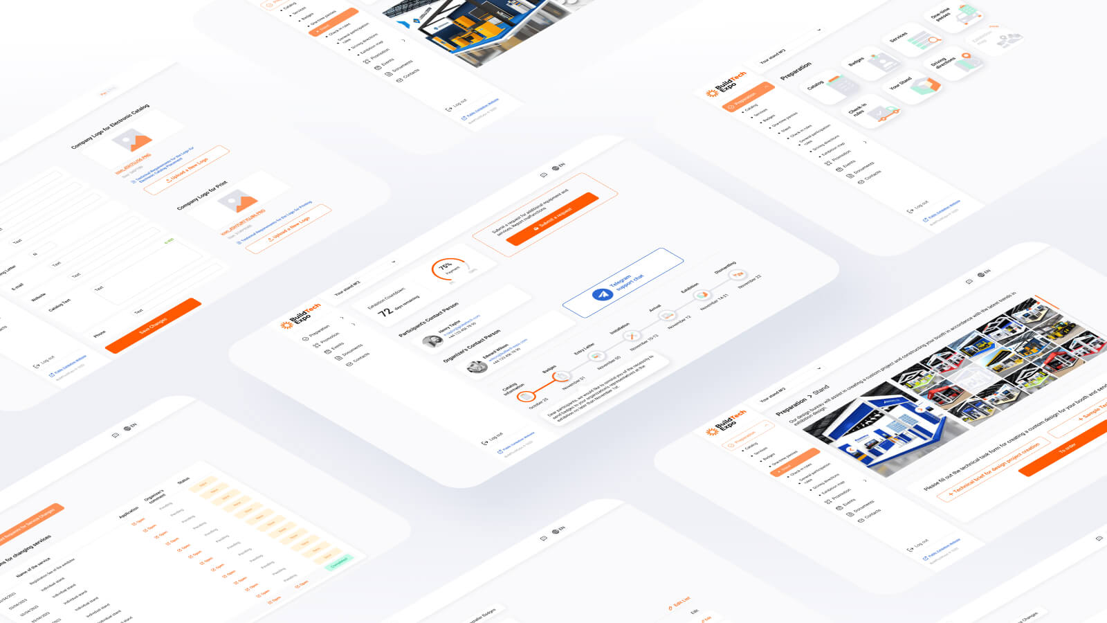 B2B Web Platform Personal Account Dashboard
